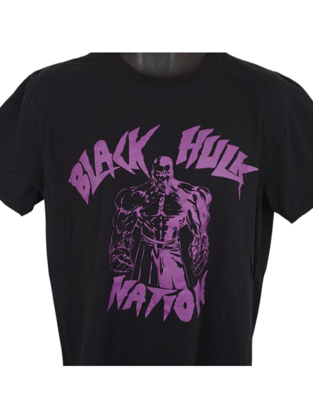 Black Hulk Nation T Shirt Mens Size Large Todd Stoute MMA Fighter Warbound